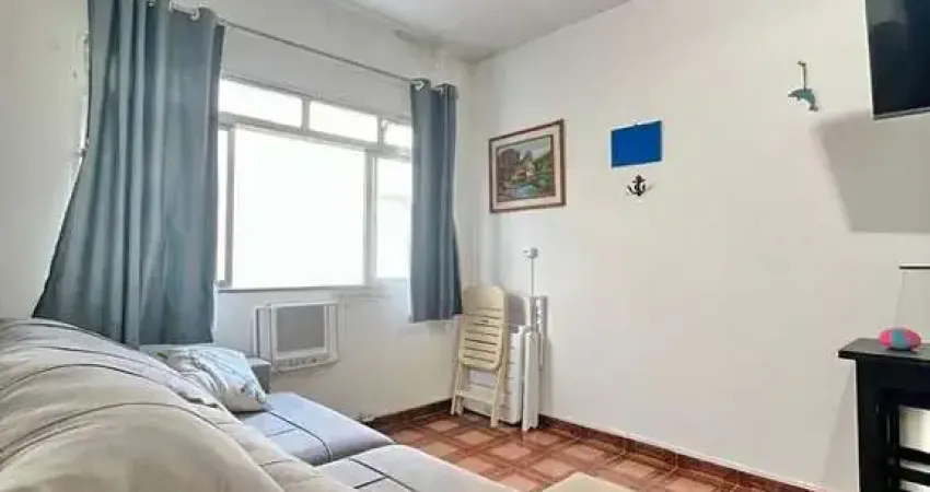 Apartamento 1 Dormitório 1 Vaga Mobiliado Prédio Frente pro Mar e Vista Lateral
