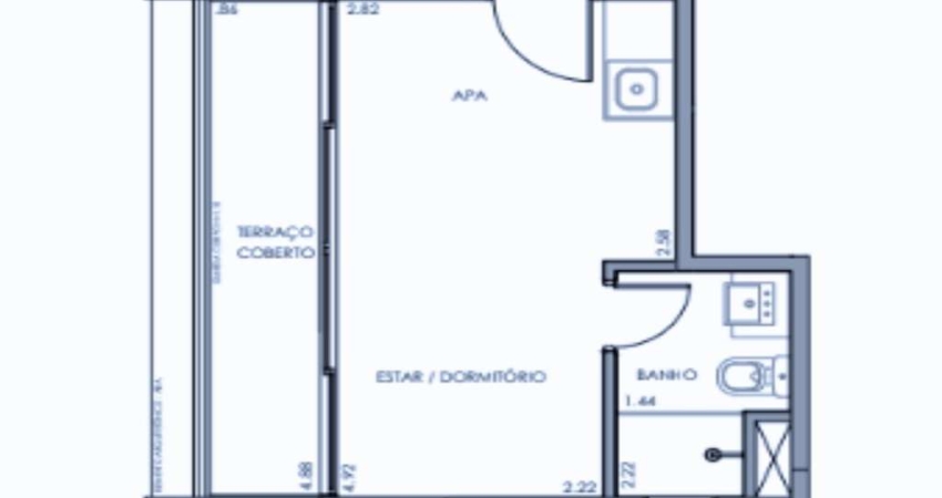 Studio no Bairro Vila Olímpia em São Paulo