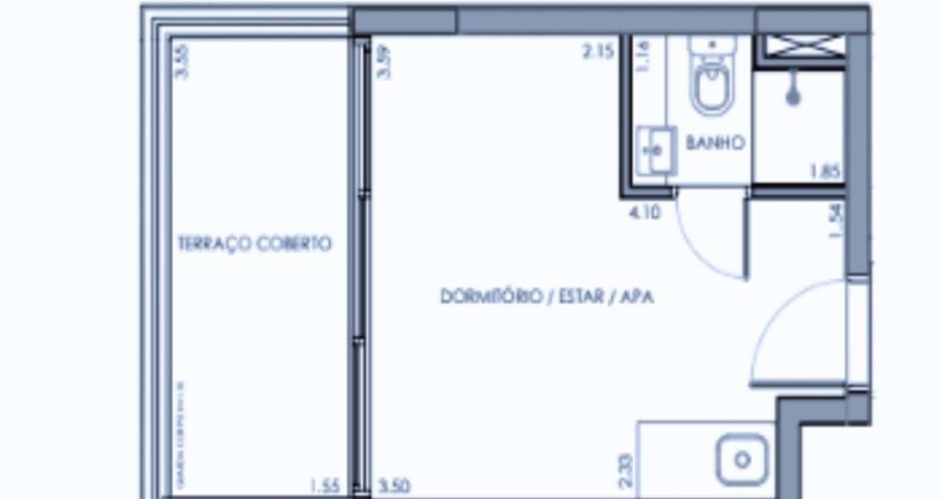 Studio no Bairro Cerqueira César em São Paulo