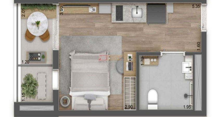 Apartamento com 1 quarto à venda na Rua José Zappi, 434, Vila Prudente, São Paulo