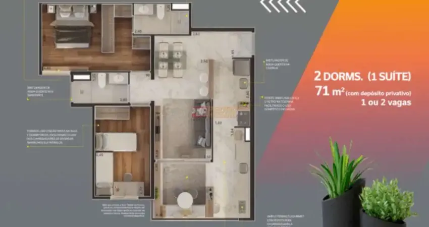 Apartamento no Bairro Rudge Ramos em São Bernardo do Campo