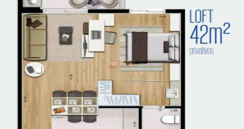 Loft no Bairro Jardim do Mar em São Bernardo do Campo