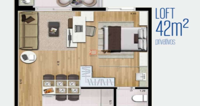 Loft no Bairro Jardim do Mar em São Bernardo do Campo
