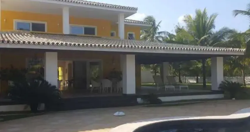 venda Casa frente mar decorada acesso a praia de Busca Vida grande Salvador  camaçari  Belissima