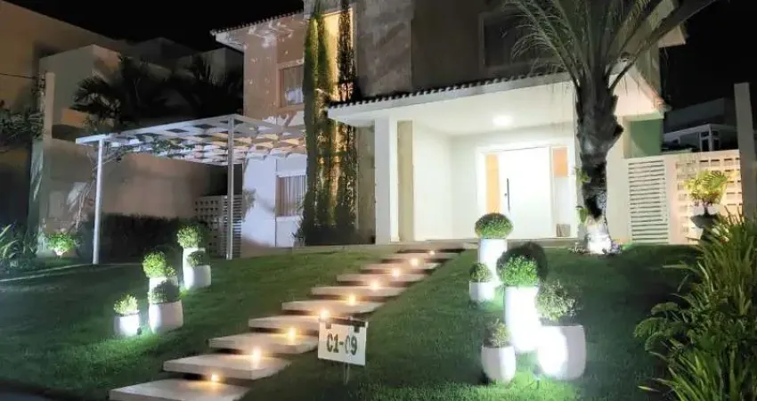 Casa para locação 4 suites Energia solar - Alphaville Litoral