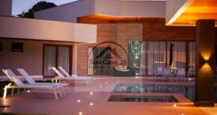 Casa em condomínio fechado com 6 quartos à venda na Avenida Santos Dumont, 0031, Encontro das Águas, Lauro de Freitas