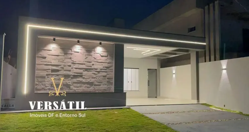 Casa em Condomínio para Venda em Cidade Ocidental, Residencial Villa Suiça, 3 dormitórios, 1 suíte, 2 banheiros, 2 vagas