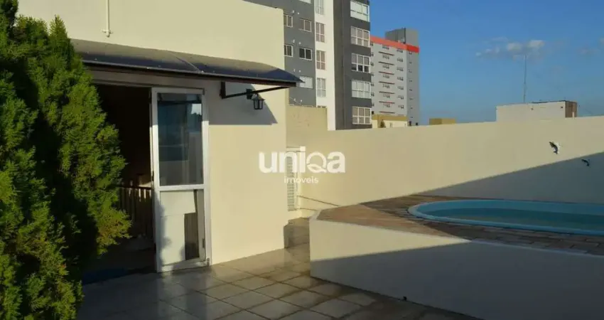 Cobertura 03 dormitorios para venda em santa maria com escritório piscina lareir