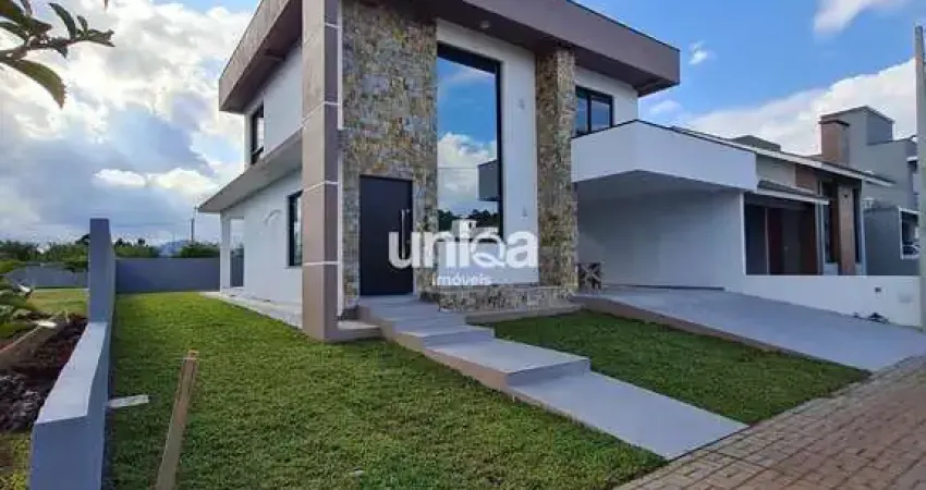 Casa nova no condomínio fechado cidade universitária para venda em camobi