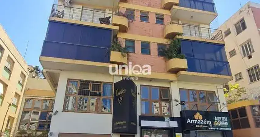 Apto 02 quartos térreo com garagem no ed costa rica centro de santa maria