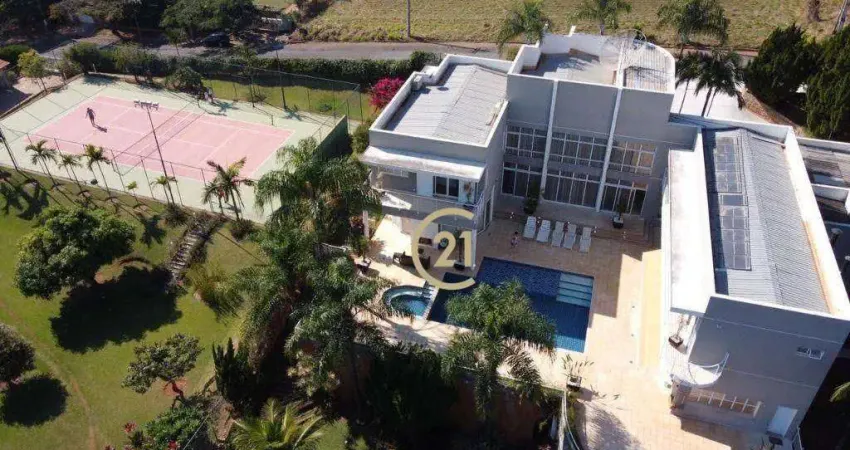 Chácara com 5 dormitórios, 5250 m² - venda por r$ 6.900.000 ou aluguel por r$ 26.355/mês - condomínio colinas do mosteiro de itaici - indaiatuba/spch0