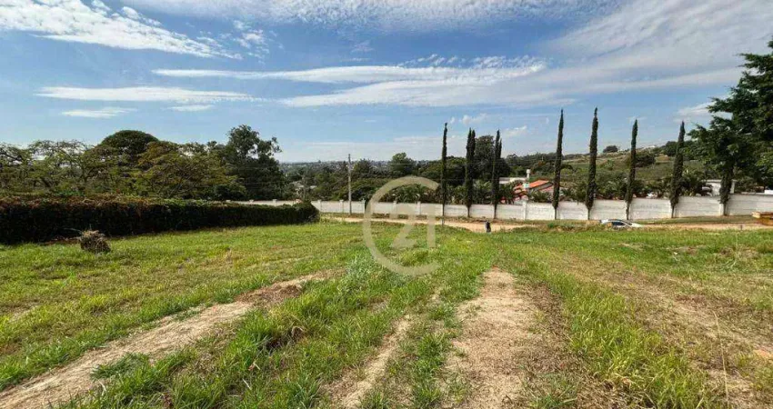 Terreno à venda, 2500 m² por R$ 750.000,00 - Colinas do Mosteiro de Itaici - Indaiatuba/SP