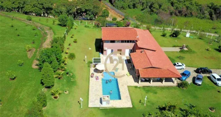 Sítio com 4 quartos à venda, com casa sede ( avalia permuta )- bairro belo - porto feliz/sp