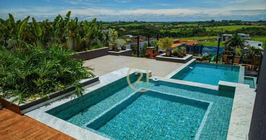 Casa com 5 dormitórios à venda, 443 m² por R$ 5.200.000 - Jardim Quintas da Terracota - Indaiatuba/SP CA1529