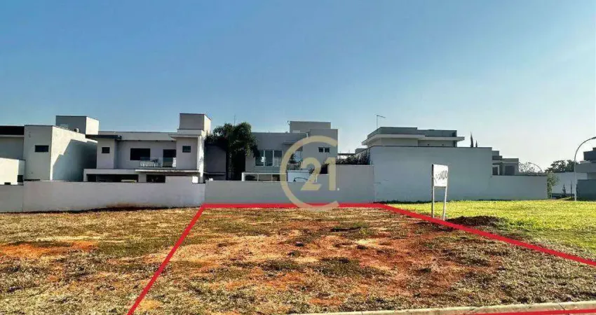 Terreno à venda, 382 m² por R$ 1.050.000,00 - Jardim Residencial Dona Lucilla - Indaiatuba/SP