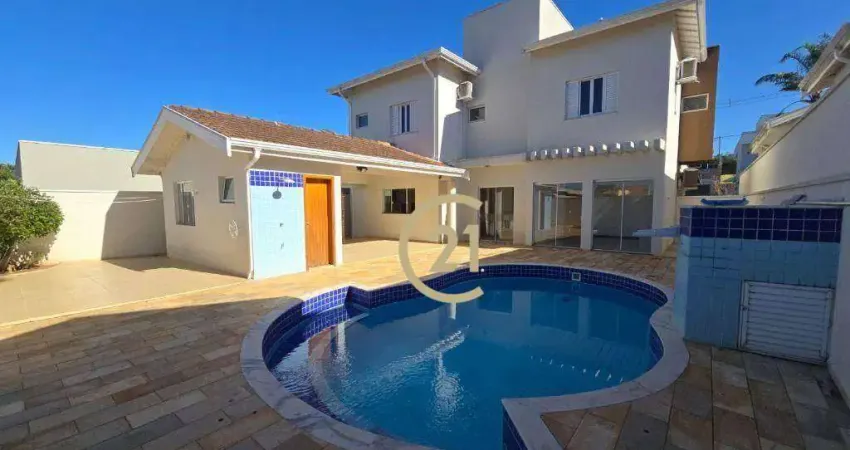 Casa com 4 dormitórios para alugar, 343 m² por r$ 13.232,09/mês - jardim residencial santa clara - indaiatuba/sp