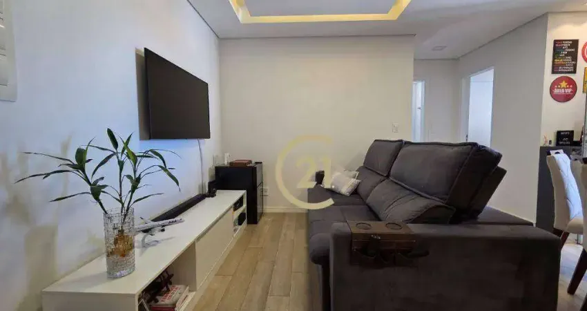 Apartamento com 2 dormitórios à venda, 59 m² - plaza bella vista - indaiatuba/sp