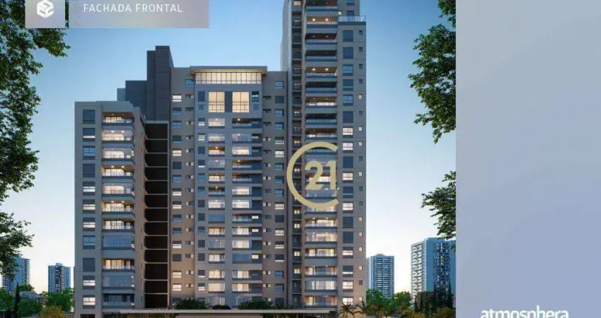 Apartamento com 2 dormitórios à venda, 67 m² no edifício atmosphera - indaiatuba/sp