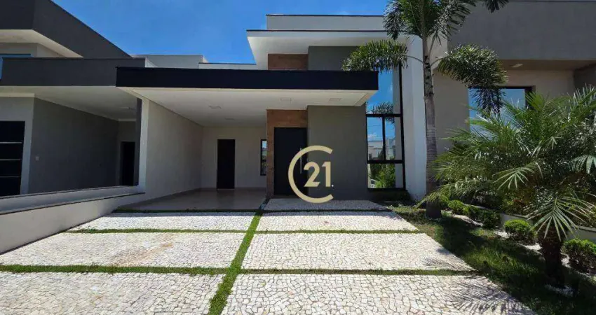 Casa térrea à venda no condomínio bréscia - jardim bréscia em indaiatuba/sp - ca3301