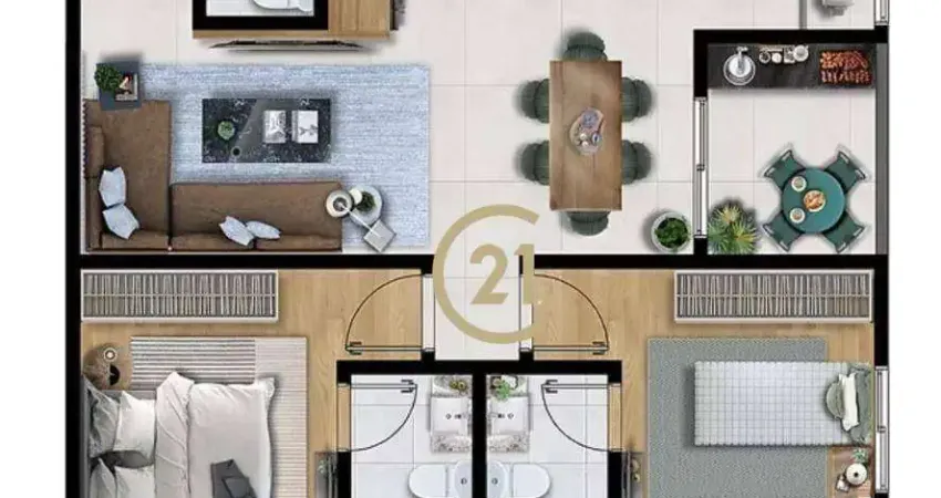 Apartamento com 2 quartos à venda na Rua Onze de Junho, 475, Centro, Indaiatuba