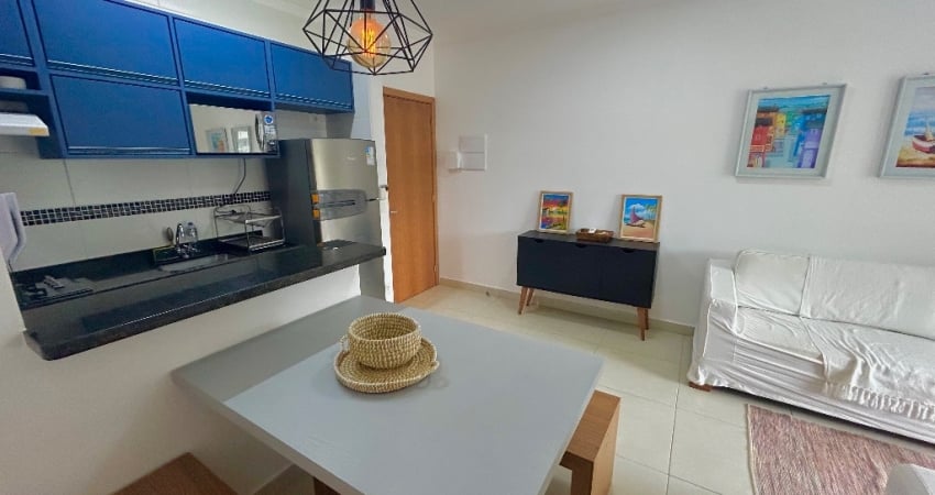 Apartamento Mobiliado 2 quartos sendo 1 suíte, a poucos metros da  Praia das Toninhas Ubatuba