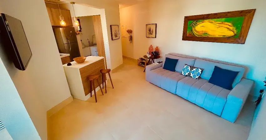 Apartamento moderno 2 quartos (1 suíte) condomínio wembley tênis praia das toninhas