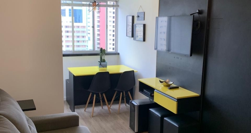 Apartamento Mobiliado com 1 Quarto para alugar, 42m² - Bela Vista