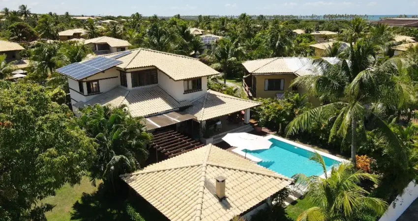 BELÍSSIMA CASA DE PRAIA COM 4 SUÍTES À VENDA – PORTEIRA FECHADA | RESERVA IMABASSAÍ