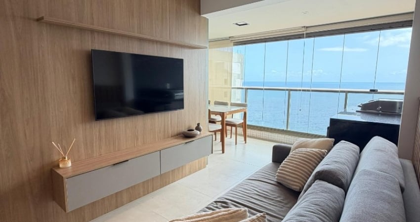 Beach class ondina – apartamento mobiliado, 44 m² – acesso à praia – andar alto