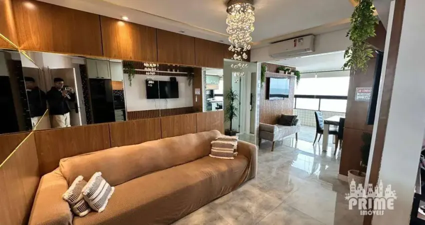 Apartamento com 2 dormitórios à venda, 60 m² por r$ 802.000,00 - caiçara - praia grande/sp