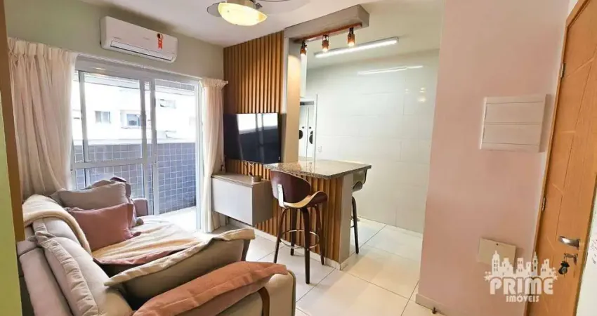 Apartamento com 1 dormitório à venda, 42 m² por r$ 419.000,00 - canto do forte - praia grande/sp