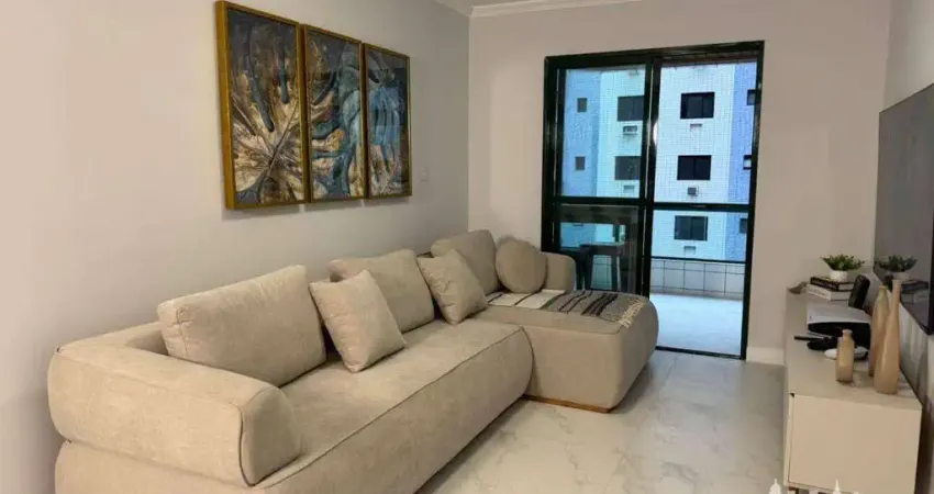 Apartamento com 3 dormitórios à venda, 103 m² por r$ 750.000 - canto do forte - praia grande/sp