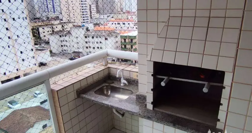 Apartamento com 1 dormitório à venda, 42 m² por r$ 350.000 - aviação - praia grande/sp