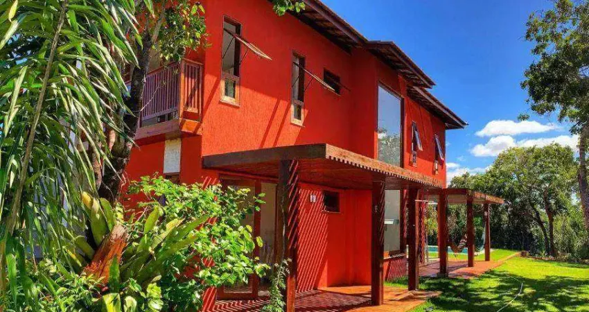 Casa com 4 dormitórios à venda, 426 m² por r$ 3.200.000,00 - praia do forte - mata de são joão/ba