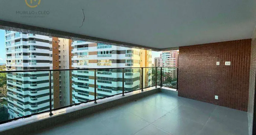 Apartamento com 4 dormitórios à venda, 224 m² por r$ 3.100.000,00 - alphaville i - salvador/ba