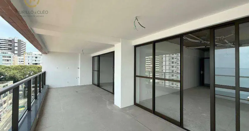 Apartamento com 3 dormitórios à venda, 155 m² por r$ 2.700.000 - barra - salvador/ba