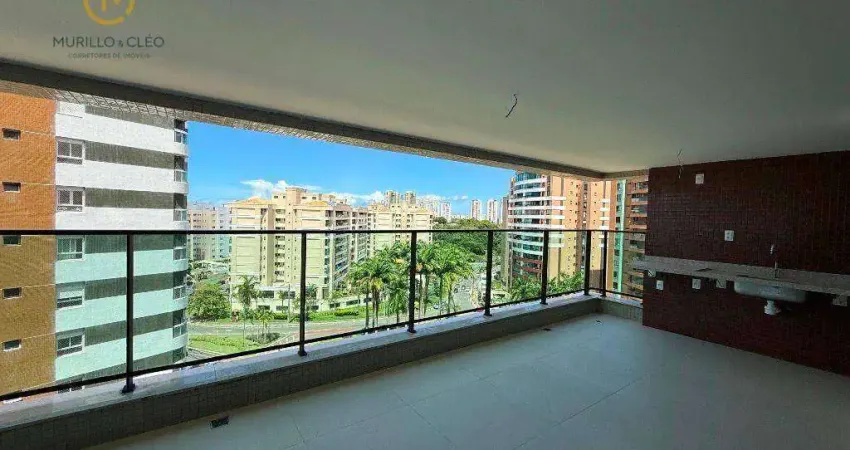 Apartamento com 4 dormitórios à venda, 206 m² por r$ 3.150.000 - alphaville i - salvador/ba