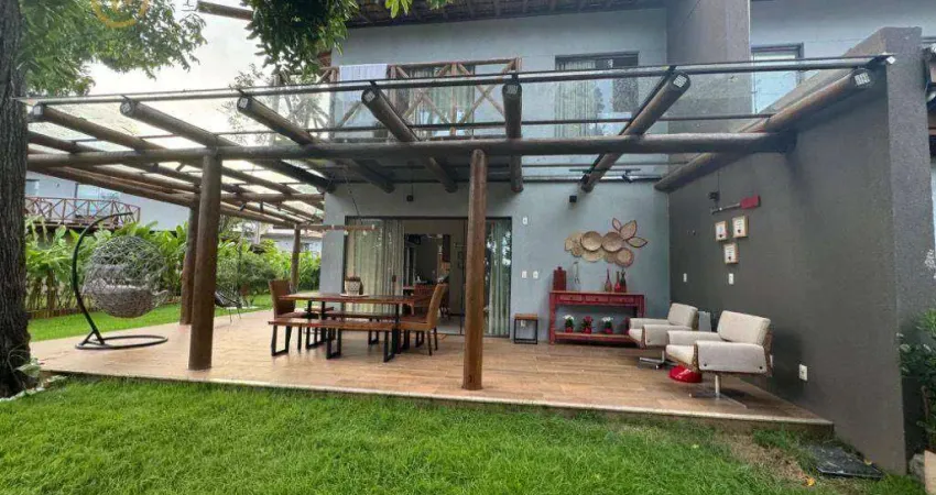 Casa com 3 dormitórios à venda por r$ 1.390.000,00 - praia do forte - mata de são joão/ba
