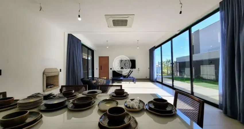 Casa em condomínio semi mobiliada para alugar com 3 suítes - jardim san marco - villa di san paolo