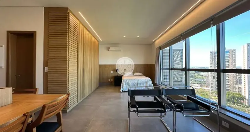 Apartamento mobiliado com 1 quarto para alugar, 47m - jardim botânico