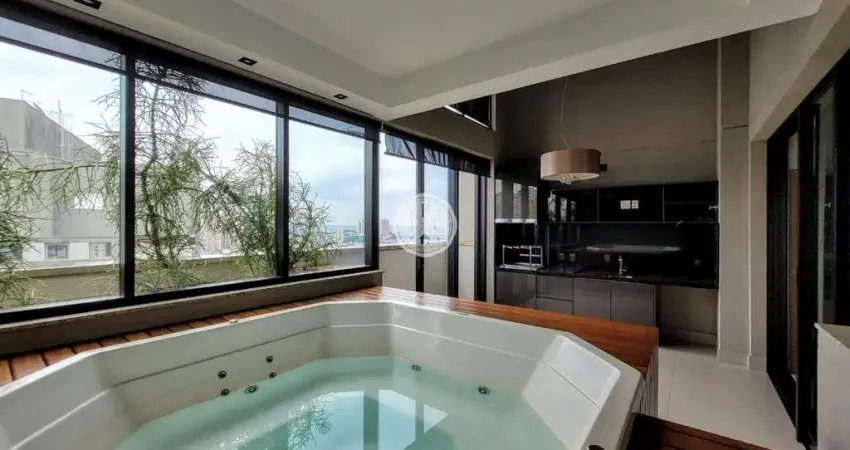 Apartamento cobertura - 4 suítes - locação - bosque das juritis