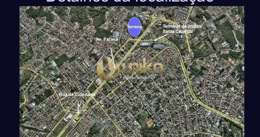 Terreno comercial à venda na Avenida Paraná, 4991, Santa Cândida, Curitiba