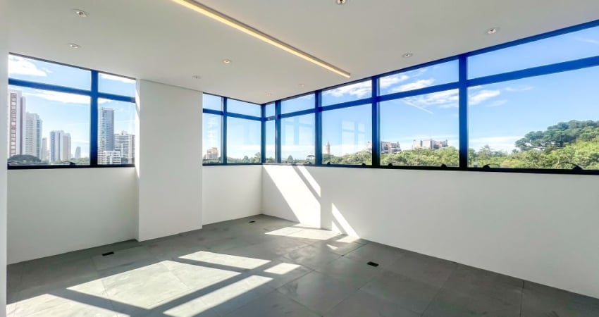 Sala comercial com 1 sala para alugar na Rua José Izidoro Biazetto, 1324, Campo Comprido, Curitiba