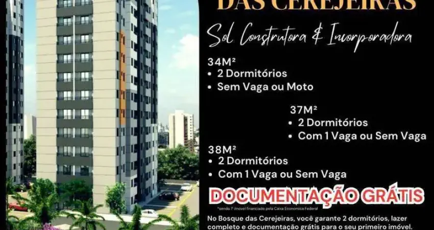 Apartamento com 2 dormitórios à venda, 38 m² por R$ 282.000 - Pimentas - Guarulhos/SP