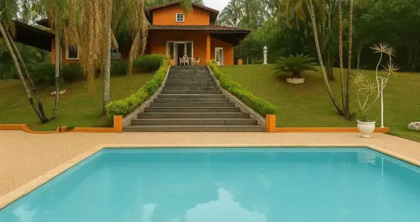 Co00369 - chácara de luxo mobiliada em condomínio restinga verde, são roque - sp