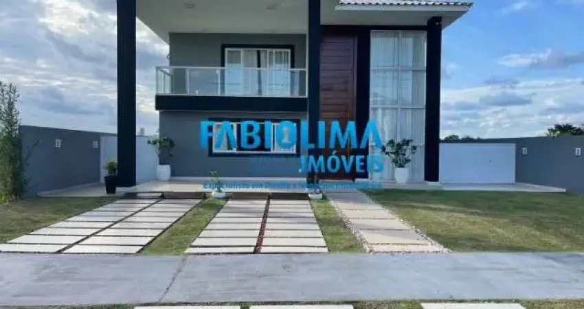 Casa em condomínio fechado com 4 quartos à venda na Rua Caraíva, 1, Alphaville (Abrantes), Camaçari
