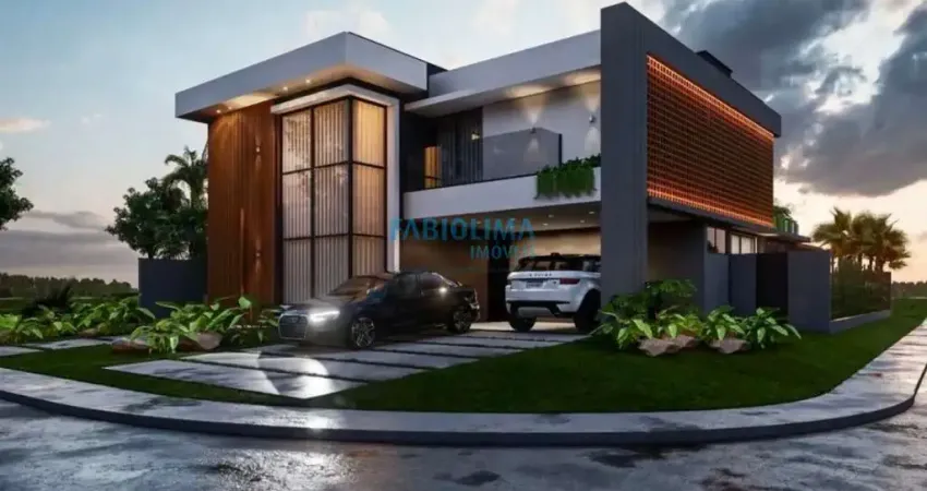 Casa em condomínio fechado com 4 quartos à venda na Rua Caraíva, 3, Alphaville (Abrantes), Camaçari