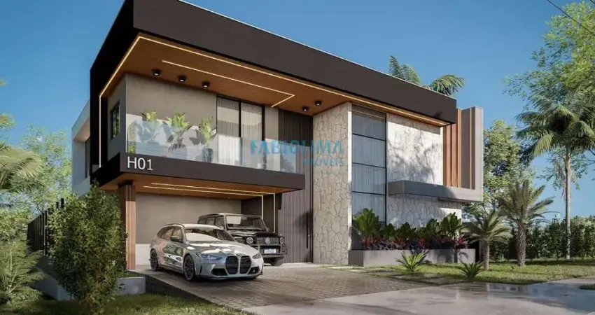 Casa em condomínio fechado com 4 quartos à venda na Rua Caraíva, 3, Alphaville (Abrantes), Camaçari