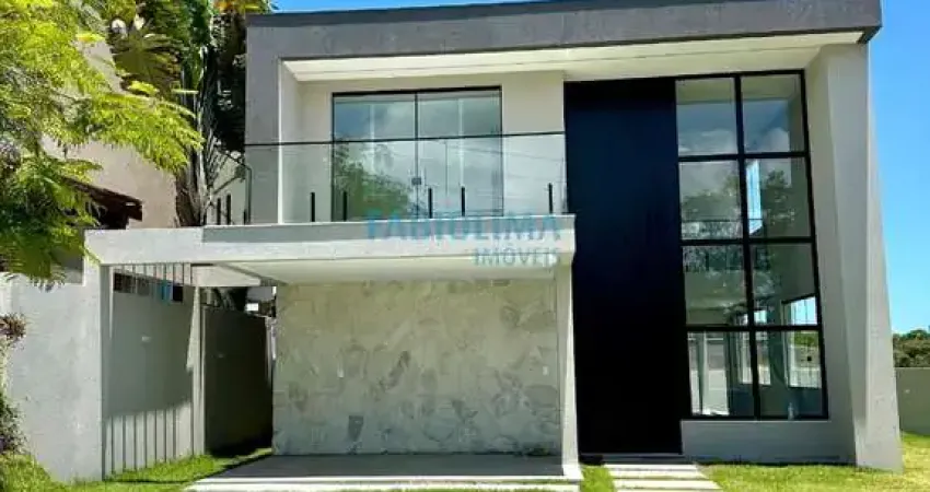 Casa nova alto padrão, 4 suites,  alphaville litoral norte, abrantes