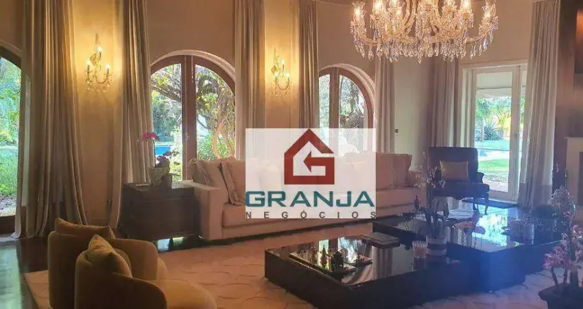 Casa com 5 Suítes, 1200 m² - venda por R$ 7.420.000 ou aluguel por R$ 43.103/mês - Jardim Mediterrâneo - Cotia/SP